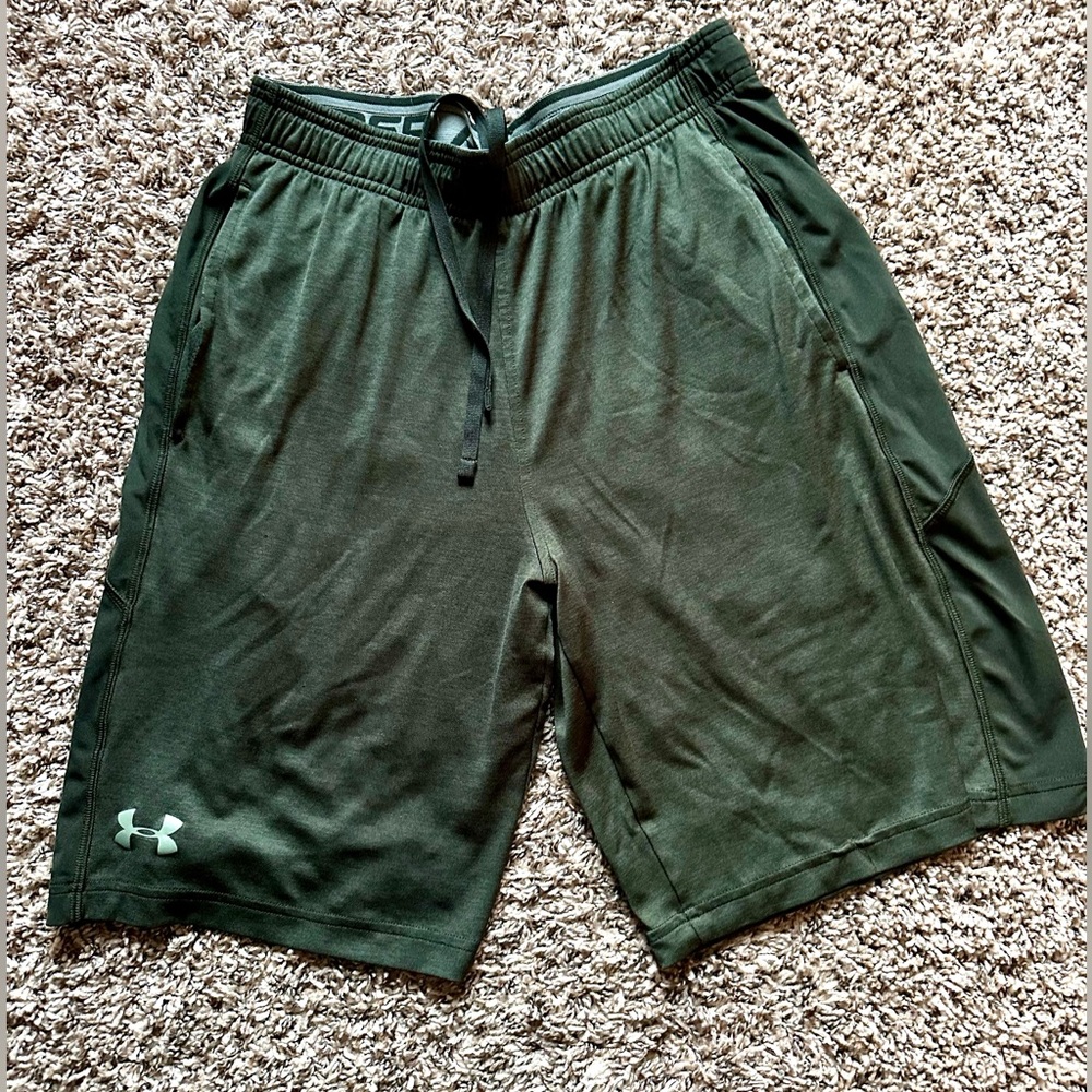 Army Green Under Armour Shorts